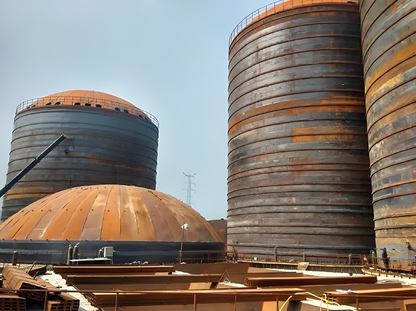 新宁焦粉钢板仓